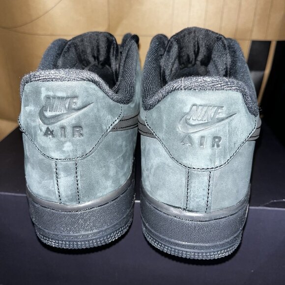 NEW Nike Air Force 1 Low \'07 WB Triple Black Nubuck CJ9179-001 Men Size 12 main image 4